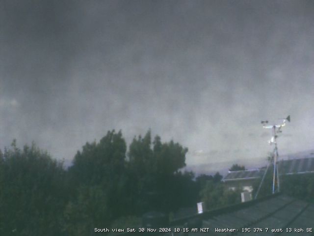 Inline Image: Lower Hutt WeatherCam picture - south view